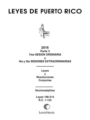 cover image of Leyes De Puerto Rico